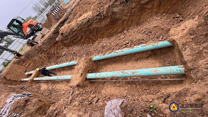 14温潮减河项目上游挖操作坑