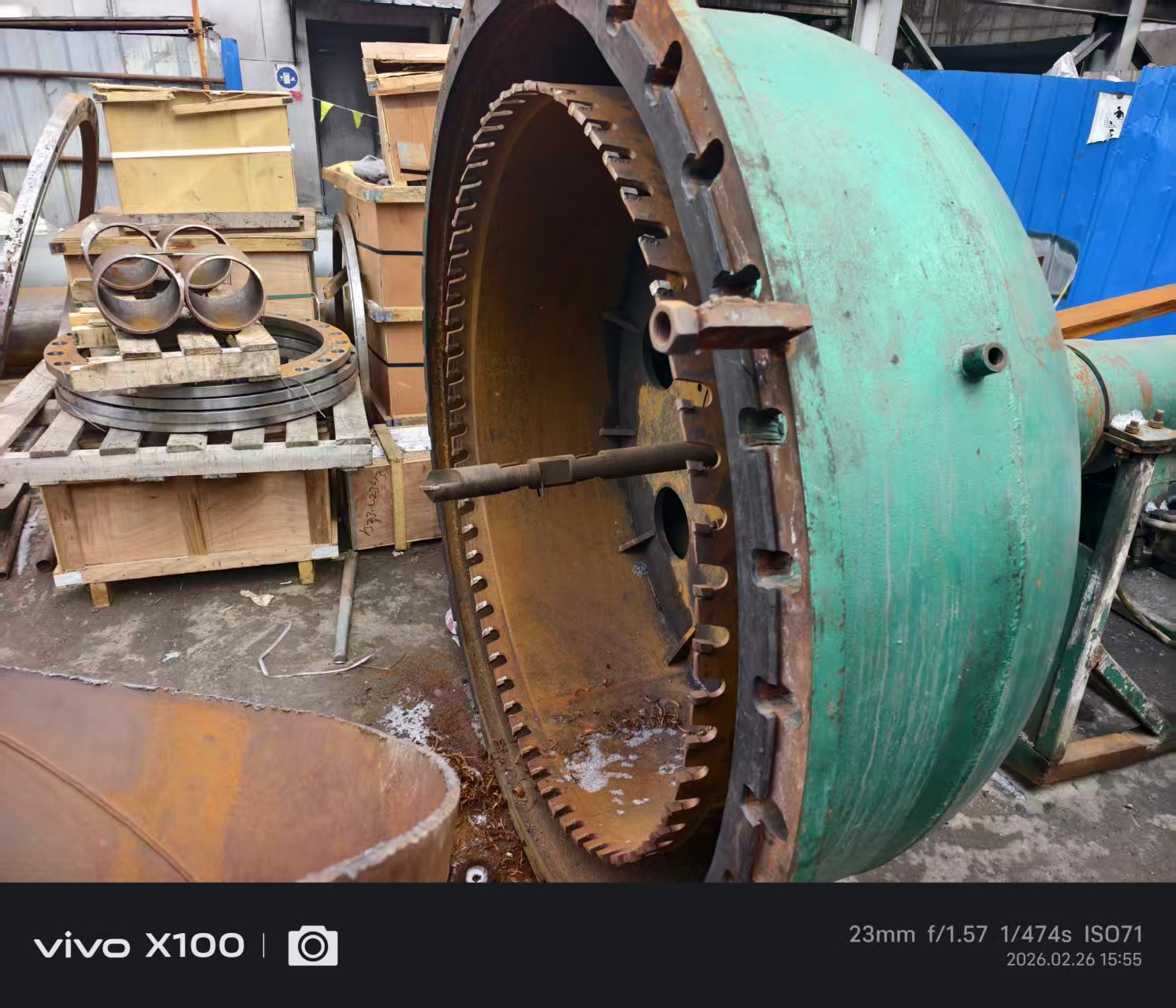 2新疆开孔项目，开孔机，液压站外观清理，